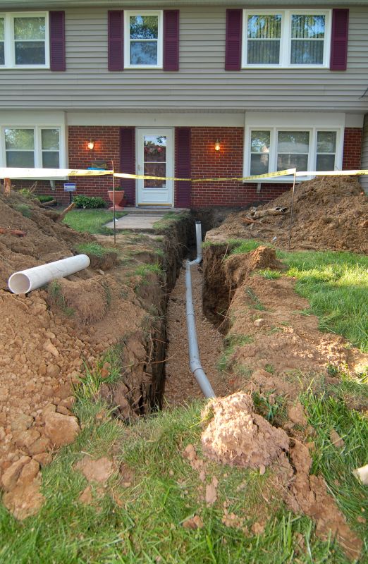 Sewer Line Digging