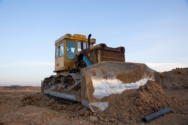 Bulldozer Land Grading in Glen Allen