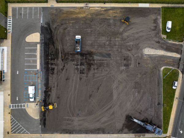 Parking Lot Excavation in Glen Allen